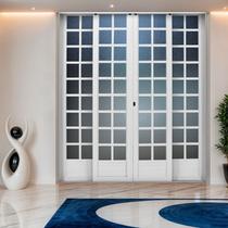 Porta de Aço de Correr 215x200cm Minas Sul MGM Branco