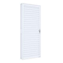 Porta de Aço de Giro Laminada 215x60cm Riobras Branco Porta de Aço de Giro Laminada 215x60cm Riobras Branco