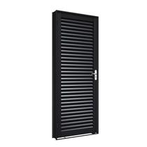 Porta de Aço de Giro Laminada 215x86cm Facilitá Lucasa Preto Porta de Aço de Giro Laminada 215x86cm Facilitá Lucasa Preto