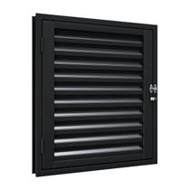 Porta de Aço de Giro para Alçapão com Porta Cadeado 60x60cm Aço Pronto Riobras Abertura Esquerda Porta de Aço de Giro para Alçapão com Porta Cadeado 60x60cm Aço Pronto Riobras Abertura Esquerda