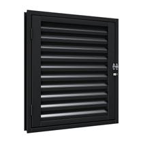 Porta de Aço de Giro para Alçapão com Porta Cadeado 80x60cm Aço Pronto Riobras Abertura Esquerda Porta de Aço de Giro para Alçapão com Porta Cadeado 80x60cm Aço Pronto Riobras Abertura Esquerda