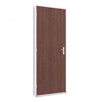 Porta de Aço Duraplac 215x75cm Batente de Aço 12cm Riobras