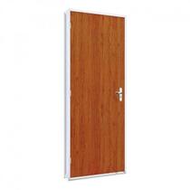 Porta de Aço Duraplac 215x85cm Batente de Aço 12cm Riobras