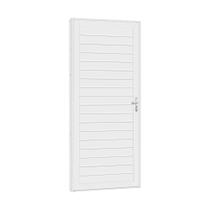 Porta de Aço Lambri Light 61x215 R120 Abertura Direita Branco