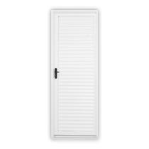 Porta de Aço Laminada 215x65cm Minas Sul MGM Abertura Esquerda Branco