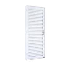 Porta de Aço Laminada 215x86cm Facilita Lucasa Branco Porta de Aço Laminada 215x86cm Facilita Lucasa Branco