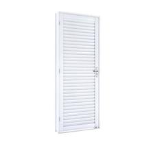 Porta de Aço Laminada 215x86cm Facilita Lucasa Branco Porta de Aço Laminada 215x86cm Facilita Lucasa Branco
