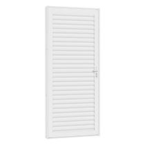 Porta de Aço Laminada Light 61x215 R120 Abertura Direita Branco