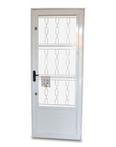 Porta de Aço Postigo 215x85cm com Grade Elo Minas Sul Mgm Abertura Direita Porta de Aço Postigo 215x85cm com Grade Elo Minas Sul Mgm Abertura Direita