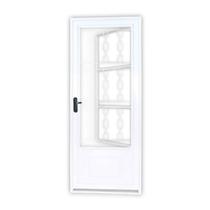 Porta de Aço Postigo 215x85cm com Grade Elo Minas Sul Mgm Abertura Direita