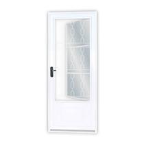 Porta de Aço Postigo 215x85cm com Grade Elo Minas Sul Mgm Abertura Esquerda