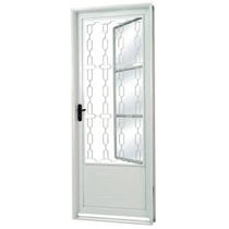 Porta de Aço Postigo 215x85cm com Grade Elo Minas Sul MGM