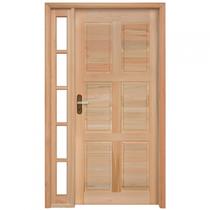 Porta de Almofadas com Marco com Vitrô de Um Lado Rondosul Natural