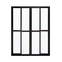 Porta de Alumínio 200x210cm 4 Folhas Hale Esquadrias