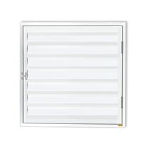 Porta de Alumínio Abrigo 60x60cm para Água e Gás 1 Folha sem Ventilação Anodizado Brilhante Brimak Branco