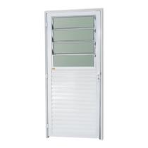 Porta de Alumínio Basculante 210x86cm com Vidro Boreal Super Brimak