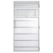 Porta de Alumínio Branco 0,99x1,99m com contra marco para Sauna à vapor Porta de Alumínio Branco 0,99x1,99m com contra marco para Sauna à vapor