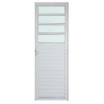 Porta de Alumínio Branco de Cozinha Basculante CMC Modular - Lado Direito - 2.10 (A) x 0.90 (L)