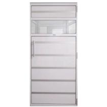 Porta de Alumínio Branco p/ Sauna a Vapor com Contramarco 0,99x1,99 m - Sodramar