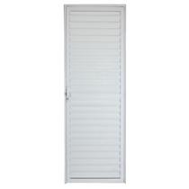 Porta de Alumínio Branco Palheta CMC Modular - Lado Direito - 2.10 (A) X 0.80 (L)