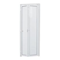 Porta de Alumínio Camarão 210x60cm Brilhante Linha 25 Brimak Abertura Direita Branco Porta de Alumínio Camarão 210x60cm Brilhante Linha 25 Brimak Abertura Direita Branco