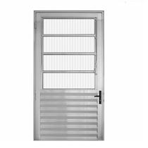 Porta de Alumínio com Basculante 210x70cm Lado Direito Hale Esquadrias