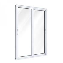 Porta de Alumínio de Correr 215x150cm 2 Folhas com Vidro Lucasa Aluminío Porta de Alumínio de Correr 215x150cm 2 Folhas com Vidro Lucasa Aluminío