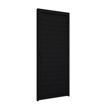 Porta de Alumínio de Giro Lambri com Maçaneta 215x85cm Riobras Abertura Direita Preto Porta de Alumínio de Giro Lambri com Maçaneta 215x85cm Riobras Abertura Direita Preto