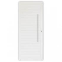 Porta de Alumínio Lambri 210x70cm com Fechadura Rolete e Puxador Project Mgm