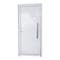 Porta de Alumínio Lambri 210x80cm com Puxador Super Brimak