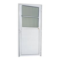 Porta de Alumínio Lambri 210x86cm com Grade e Vidro Mine Boreal Super Brimak Abertura Esquerda Porta de Alumínio Lambri 210x86cm com Grade e Vidro Mine Boreal Super Brimak Abertura Esquerda