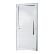 Porta de Alumínio Lambri 210x90cm com Puxador Super Brimak