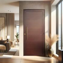 Porta de Aluminio Lambril 210x90cm com Puxador Super