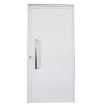 Porta de Alumínio Lambril Branco com Puxador Linha 25 - DC Porta de Alumínio Lambril Branco com Puxador Linha 25 - DC