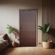 Porta de Alumínio Lambril Super 25 210cm x 80cm Brimak Abertura Direita Corten Porta de Alumínio Lambril Super 25 210cm x 80cm Brimak Abertura Direita Corten