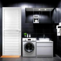 Porta de Alumínio Laminada 210x70cm Soft Plus Mgm