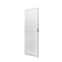 Porta de Aluminio Palheta 210x70cm Batente 4cm Ultra Ramassol