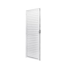 Porta de Aluminio Palheta 210x80cm Batente 4cm Cristal Ramassol Abertura Esquerda Porta de Aluminio Palheta 210x80cm Batente 4cm Cristal Ramassol Abertura Esquerda