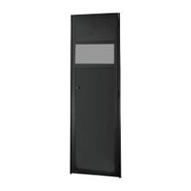 Porta de Alumínio para Sauna 60x190cm Abertura Direita Kazan Preto
