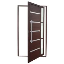 Porta de Alumínio Pivotante Lambril 210x120cm com Puxador Corten Super Miraggio Brimak Porta de Alumínio Pivotante Lambril 210x120cm com Puxador Corten Super Miraggio Brimak