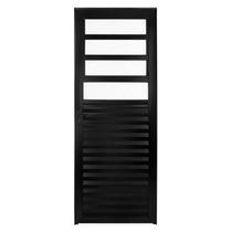 Porta de Alumínio Preto de Cozinha Basculante CMC Modular - Lado Direito - 2.10 (A) X 0.80 (L)
