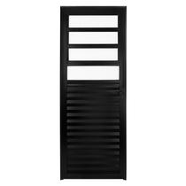 Porta de Alumínio Preto de Cozinha Basculante CMC Modular - Lado Esquerdo - 2.10 (A) X 0.80 (L) Porta de Alumínio Preto de Cozinha Basculante CMC Modular - Lado Esquerdo - 2.10 (A) X 0.80 (L)