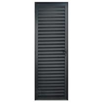 Porta de Alumínio Preto Palheta Hale Esquadrias - Lado Esquerdo - 2.10 (A) x 0.80 (L)