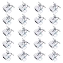 Porta de armário Double Roller Catch 20 peças Yarrkc Steel Silver Porta de armário Double Roller Catch 20 peças Yarrkc Steel Silver