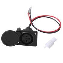 Porta de carregamento KAMIER XLR de 3 pinos com 2 fios e cabo de 20 cm Porta de carregamento KAMIER XLR de 3 pinos com 2 fios e cabo de 20 cm