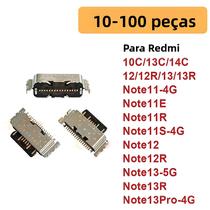 Porta De Carregamento Tipo-C Para Redmi Note 11 12 13 11S 12R 13R 4G 5G, Plugue De Dock, 10-100 Porta De Carregamento Tipo-C Para Redmi Note 11 12 13 11S 12R 13R 4G 5G, Plugue De Dock, 10-100