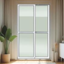 Porta de Correr 2 Folhas Moveis 210 X 200 Elite com Fecho Automático Vidro Liso Porta de Correr 2 Folhas Moveis 210 X 200 Elite com Fecho Automático Vidro Liso