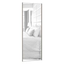 Porta De Correr 80cm Com Espelho, Puxador Champagne Porta De Correr 80cm Com Espelho, Puxador Champagne