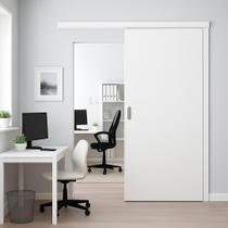 Porta de Correr Branca Prime 70x210 com Kit Completo