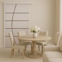 Porta de Correr Branco Prime Frisada F01